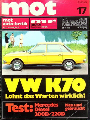 MOT 17/1970