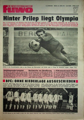 Fuwo Fussballwoche 17/1972
