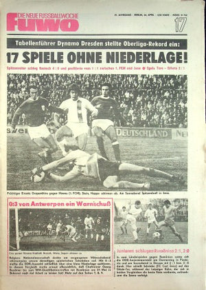 Fuwo Fussballwoche 17/1973