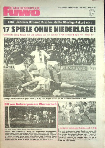 Fuwo Fussballwoche 17/1973