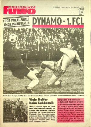 Fuwo Fussballwoche 17/1977