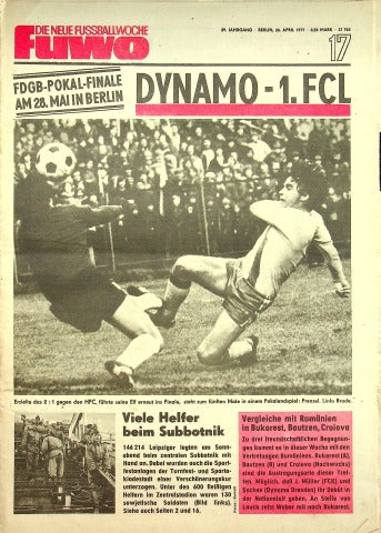 Fuwo Fussballwoche 17/1977