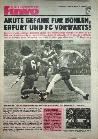 Fuwo Fussballwoche 17/1978