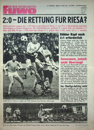 Fuwo Fussballwoche 17/1980