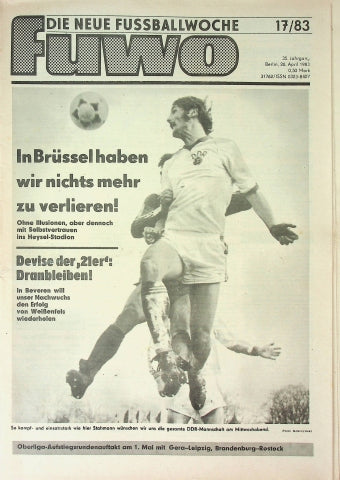 Fuwo Fussballwoche 17/1983