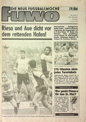Fuwo Fussballwoche 17/1986