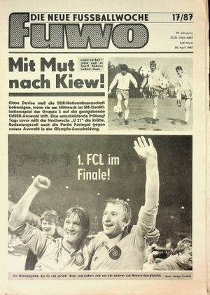 Fuwo Fussballwoche 17/1987