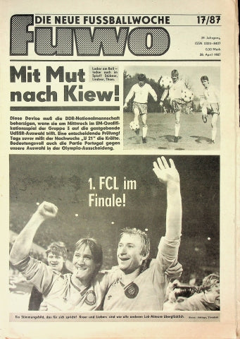 Fuwo Fussballwoche 17/1987