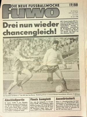 Fuwo Fussballwoche 17/1988