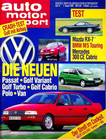 Auto Motor und Sport 17/1992