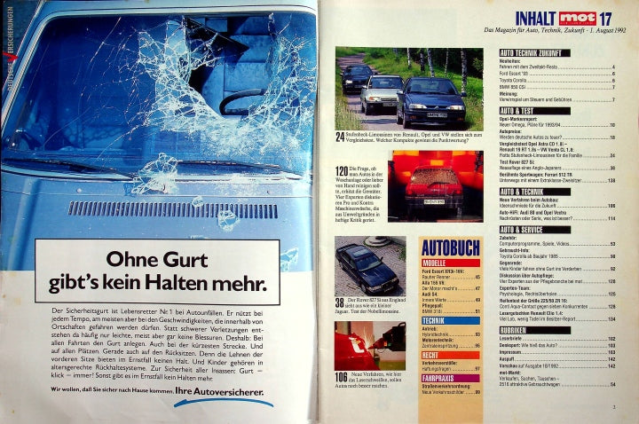 Inhaltsverzeichnis MOT 17/1992