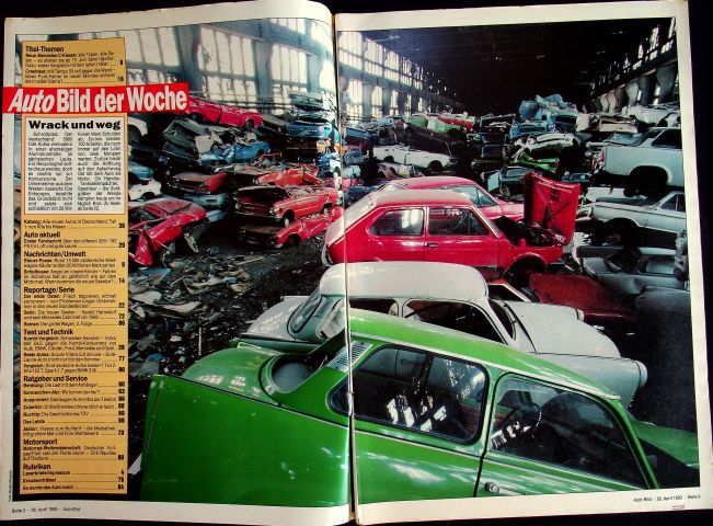 Inhaltsverzeichnis Auto Bild 17/1993