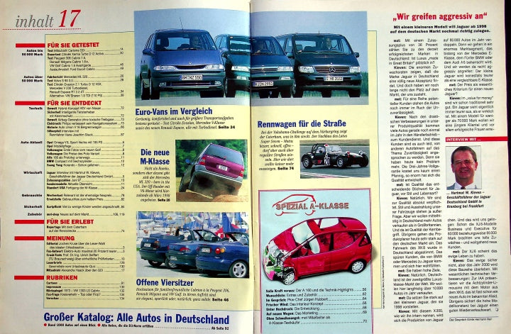 Inhaltsverzeichnis MOT 17/1997