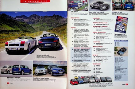 Inhaltsverzeichnis Auto Motor und Sport 17/2007