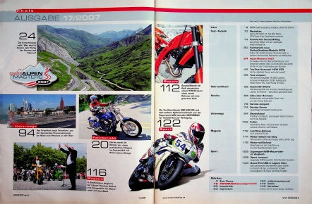 Inhaltsverzeichnis Motorrad 17/2007