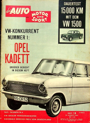 Auto Motor und Sport 18/1962