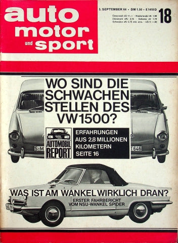 Auto Motor und Sport 18/1964
