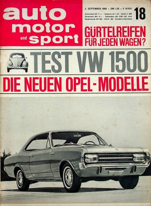 Auto Motor und Sport 18/1966