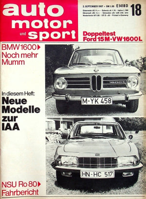Auto Motor und Sport 18/1967