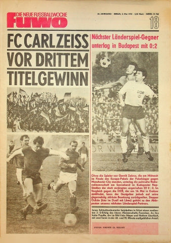 Fuwo Fussballwoche 18/1970