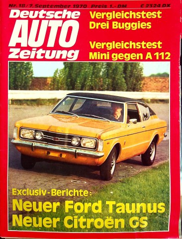 Autozeitung 18/1970