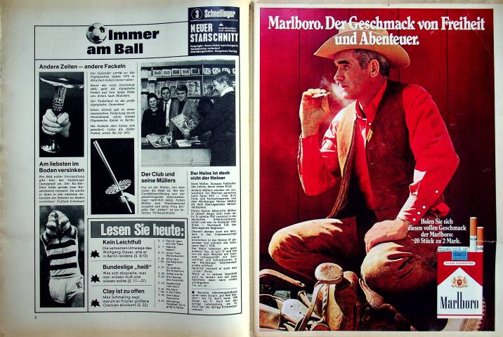 Inhaltsverzeichnis Kicker 18/1971
