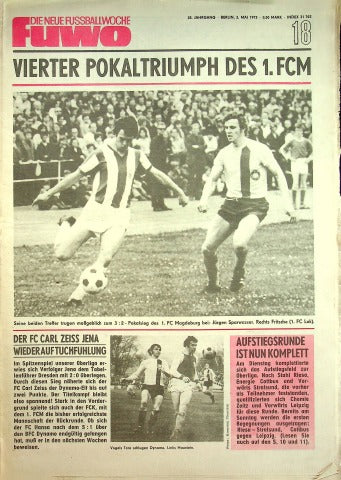 Fuwo Fussballwoche 18/1973