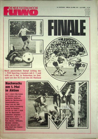 Fuwo Fussballwoche 18/1974