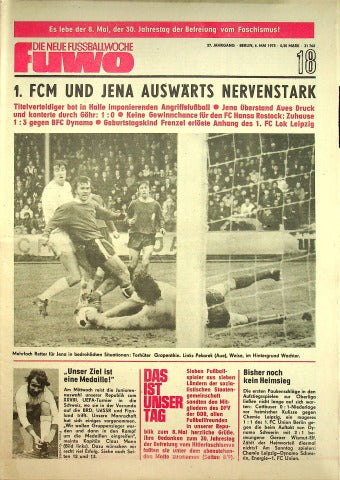Fuwo Fussballwoche 18/1975