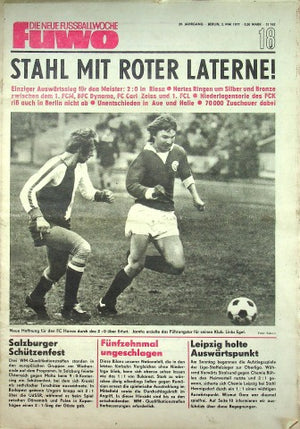 Fuwo Fussballwoche 18/1977