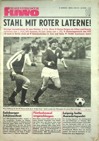 Fuwo Fussballwoche 18/1977