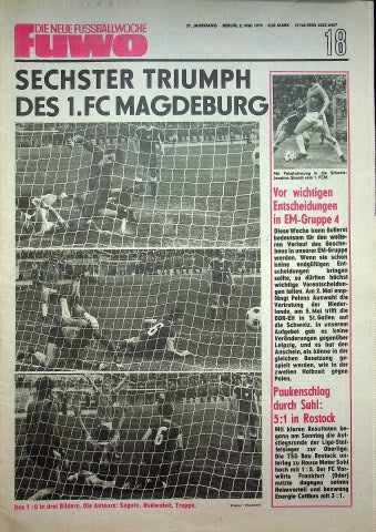 Fuwo Fussballwoche 18/1979