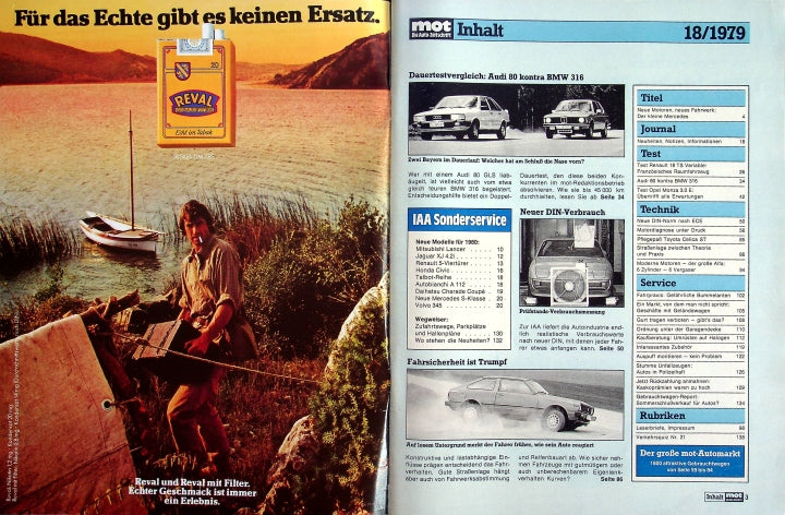 Inhaltsverzeichnis MOT 18/1979