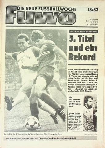 Fuwo Fussballwoche 18/1983