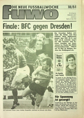 Fuwo Fussballwoche 18/1984