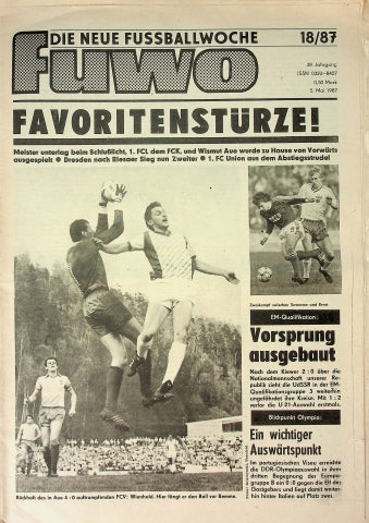 Fuwo Fussballwoche 18/1987