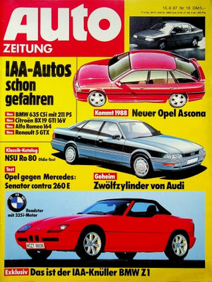 Autozeitung 18/1987