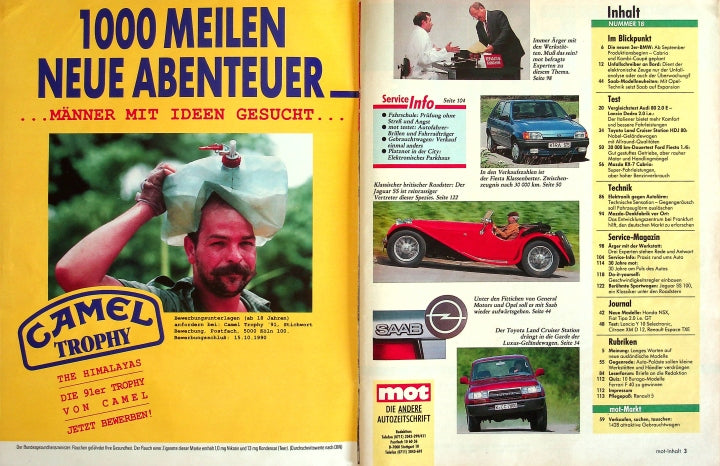 Inhaltsverzeichnis MOT  18/1990