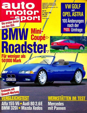 Auto Motor und Sport 18/1992