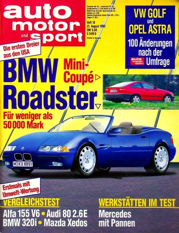 Auto Motor und Sport 18/1992
