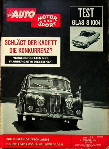Auto Motor und Sport 19/1962