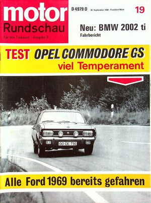 Motor Rundschau 19/1968