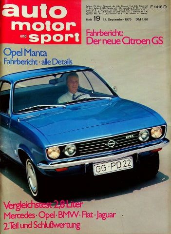 Auto Motor und Sport 19/1970