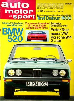 Auto Motor und Sport 19/1972