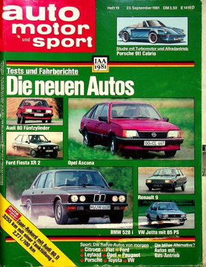 Auto Motor und Sport 19/1981