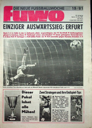Fuwo Fussballwoche 19/1981