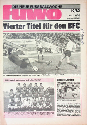 Fuwo Fussballwoche 19/1982