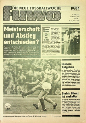 Fuwo Fussballwoche 19/1984