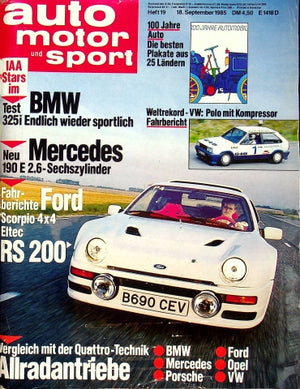 Auto Motor und Sport 19/1985