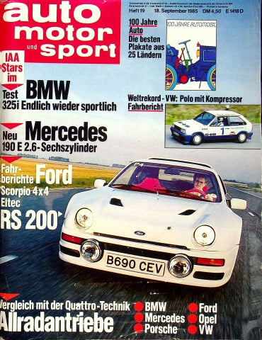Auto Motor und Sport 19/1985